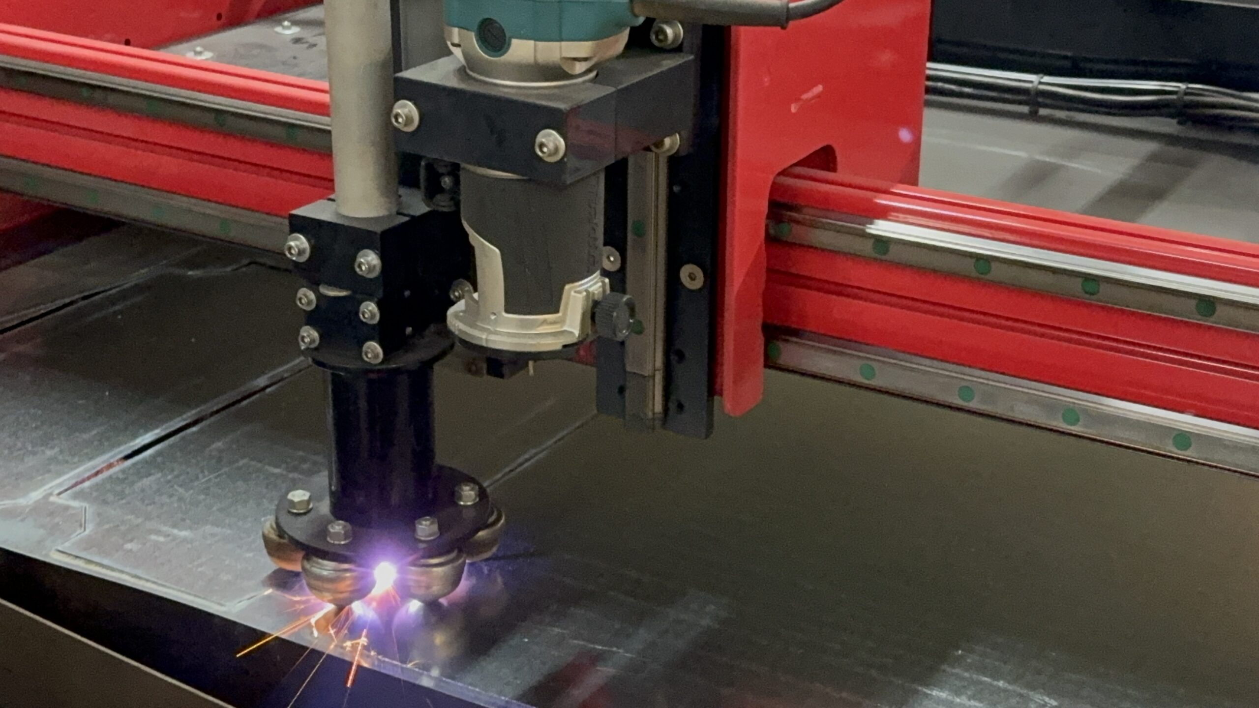 CNC plasma table cutting custom sheet metal